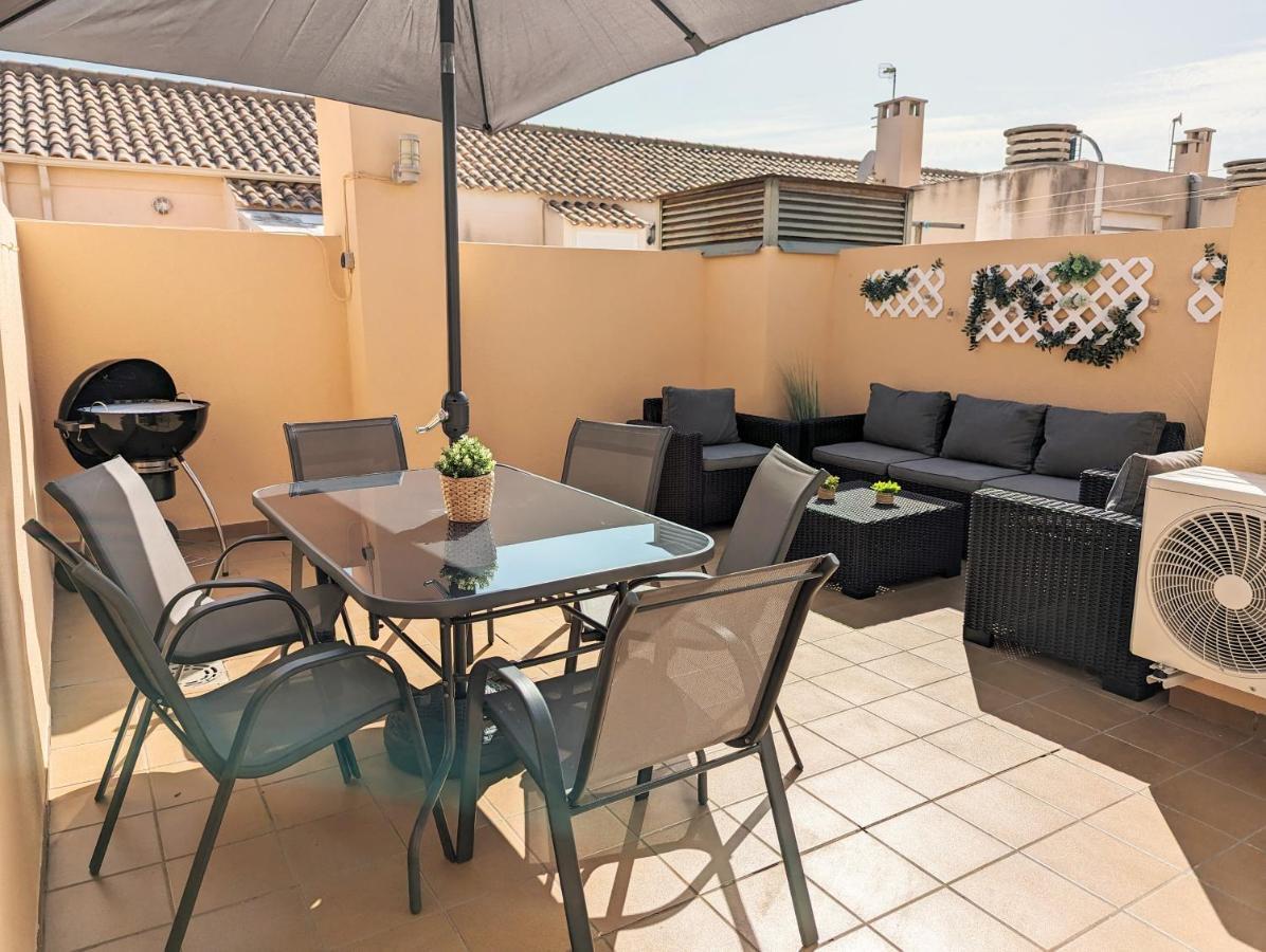 Apartamento Las Palmeras - Con Terraza, Barbacoa, Aire Acondicionado Y A 250M De La Playa! Лос Алказарес Экстерьер фото